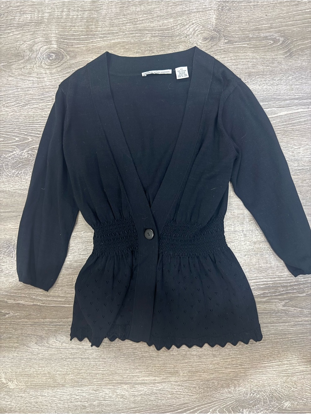 Cotton On Autumn Cashmere Black Cinch Sweater